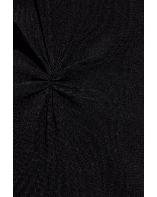 Aeron Black Gulf Ribbed Maxi Dress