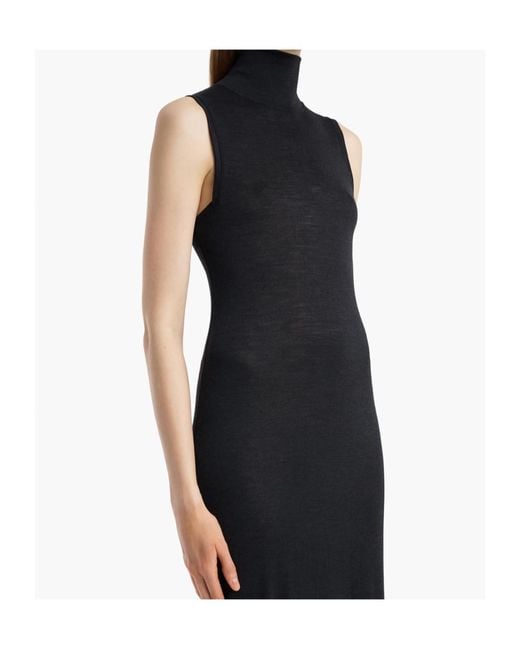 Khaite Black Demi Dress