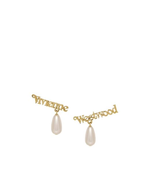 Vivienne Westwood Metallic Amelia Earrings