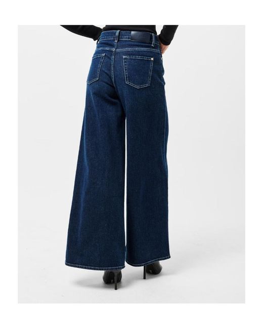 7 For All Mankind Blue Belt Loop Jeans