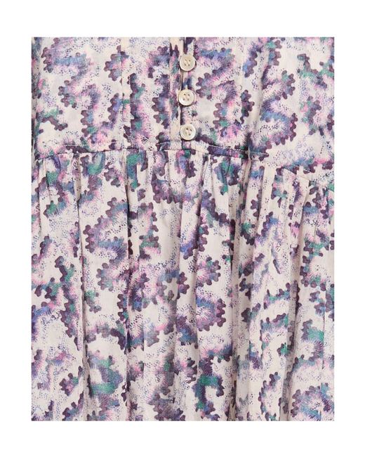 Isabel Marant Purple Sleeveless Top