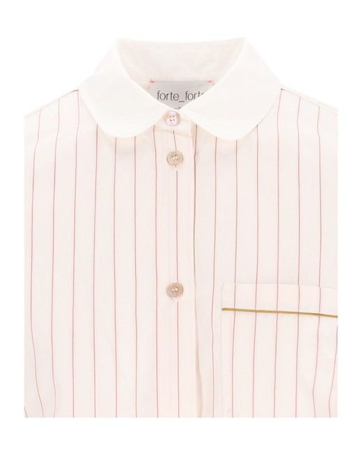 Forte_forte White Shirt With French Collar