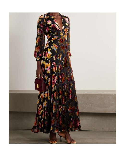 Rixo Black Long Sleeve Dress