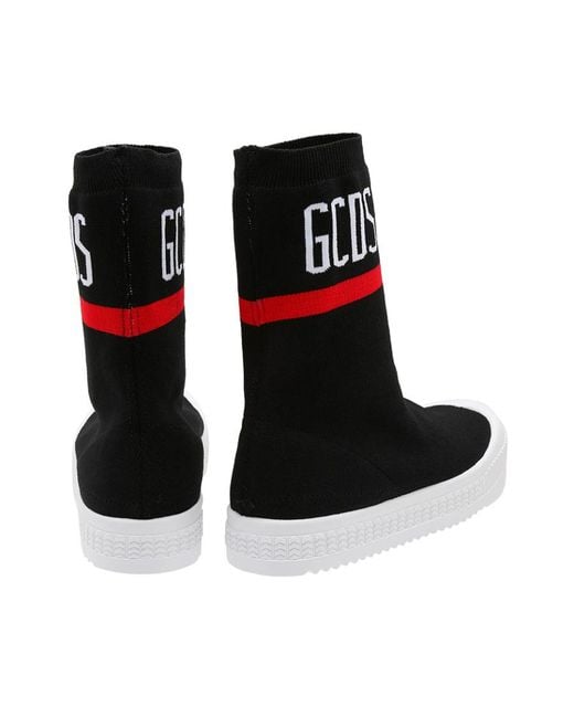 Gcds Black High Top Sneakers for men