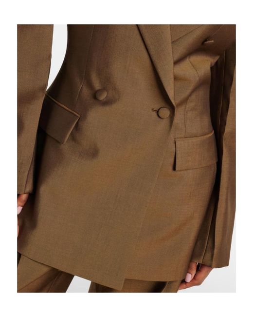 Rohe Brown Long-Sleeved Suit Jacket