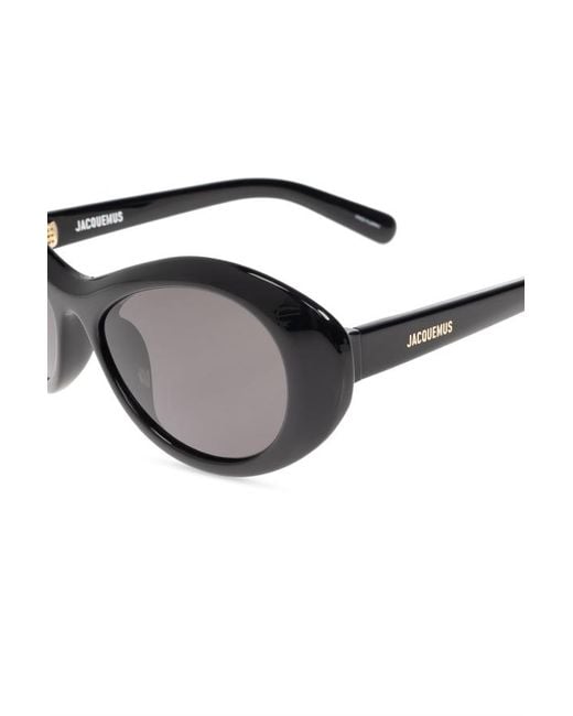Jacquemus White Cat Eye Frame Sunglasses