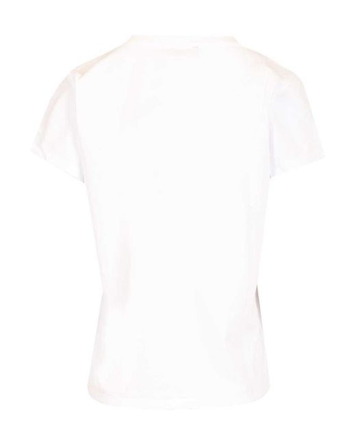 Polo Ralph Lauren White V-Neck Logo T-Shirt