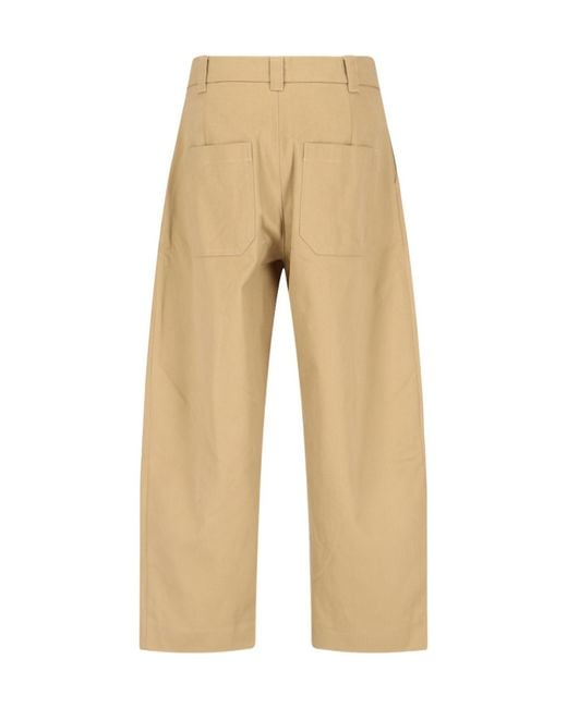 Studio Nicholson Natural Sorte High-Waisted Wide-Leg Trousers for men