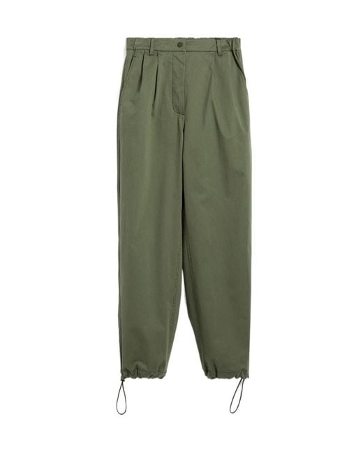 Weekend by Maxmara Green Satin Trousers
