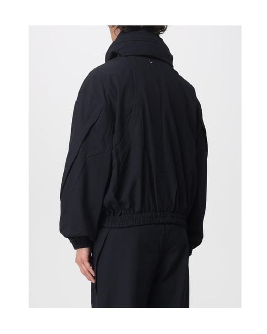 Adererror Black Long-Sleeved Zip-Up Jacket for men