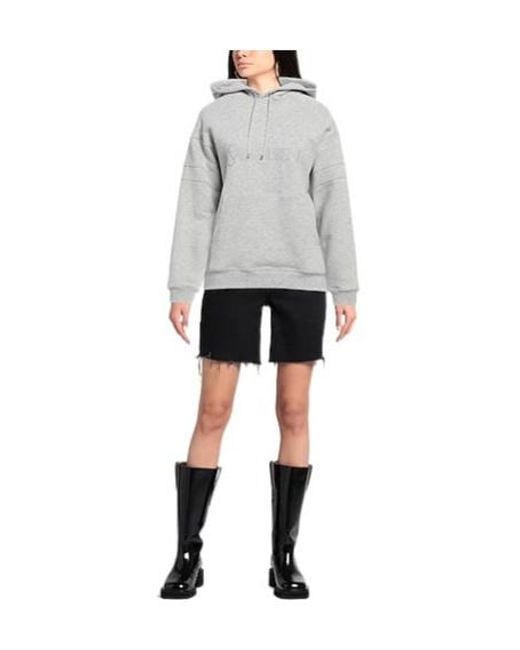 Saint Laurent Gray Hooded Track Jackets