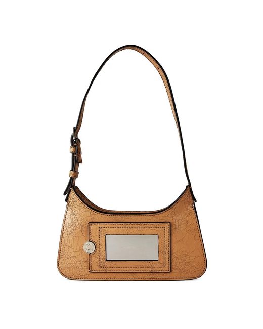 Acne White Platt Mirror Mini Bag