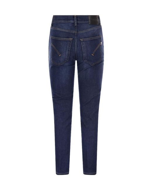 Dondup Blue Belt-Loop Jeans