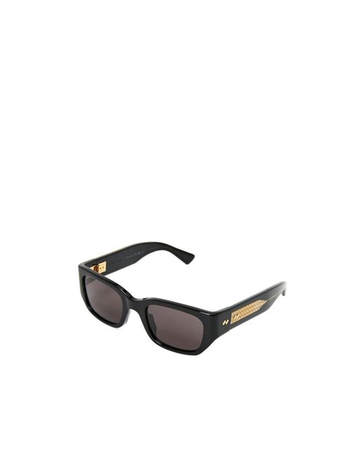Bottega Veneta White Wayfarer Sunglasses
