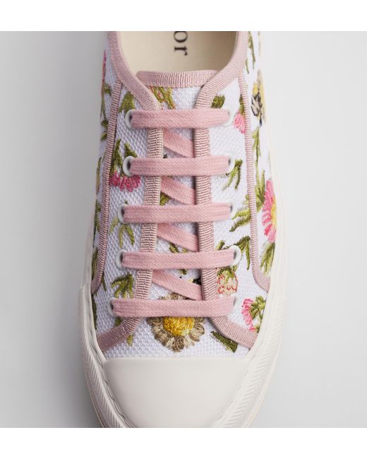 Dior White Walk'N' Platform Sneaker