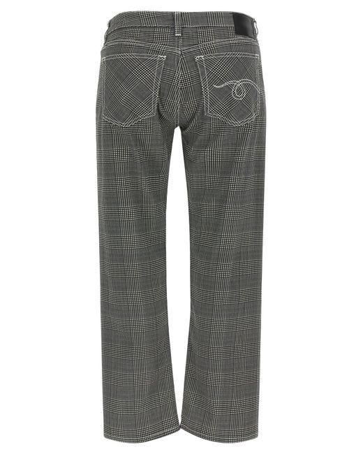 R13 Gray Casual Pants With Belt Loops