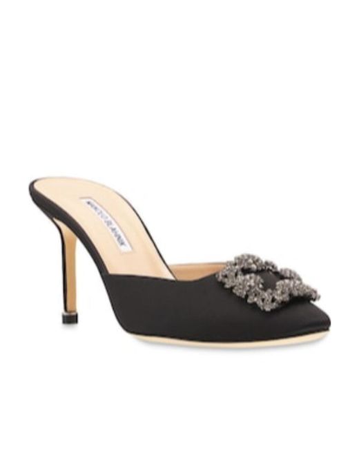 Manolo Blahnik Multicolor Logo Muller Shoes