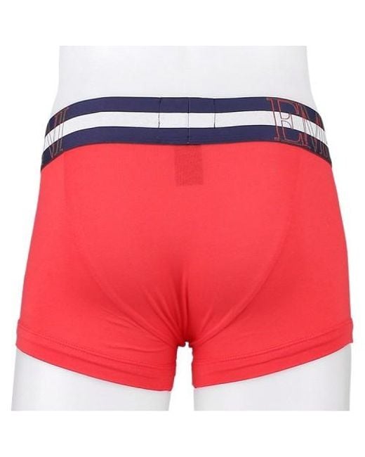 Emporio Armani Red Logo Underwear for men