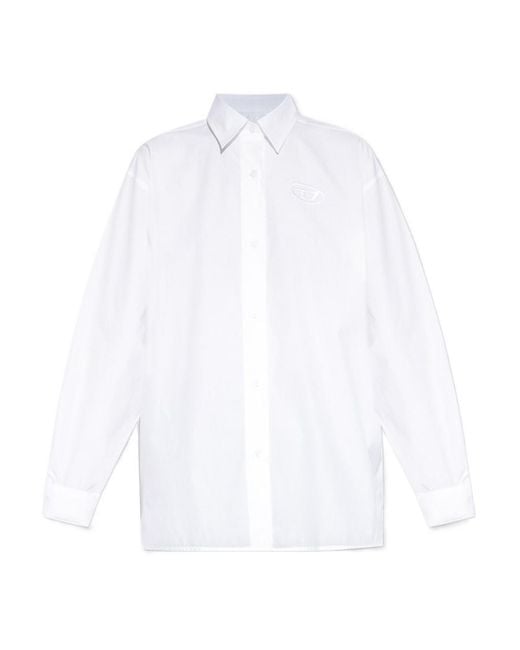DIESEL White C Bruce B Buttoned Shirt
