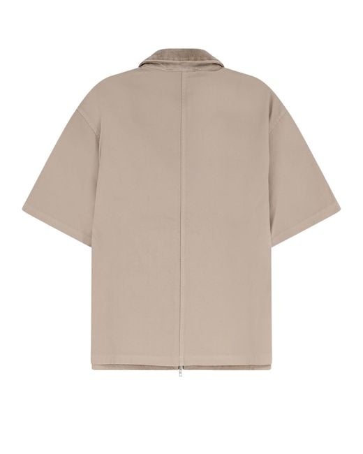 Represent Natural Ramona Short-Sleeve Zip Shirt for men