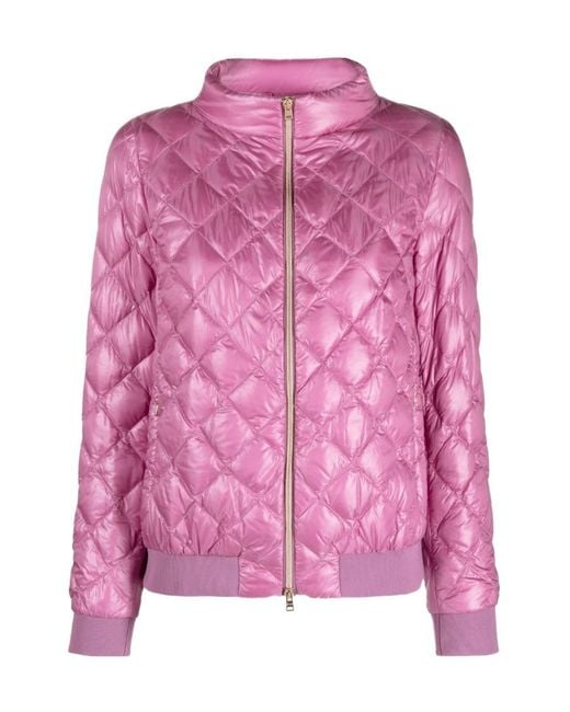 Herno Pink Quilted Padded Jacket