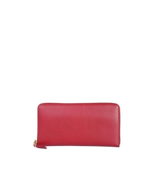 Comme des Garçons Red Zipper Wallet for men