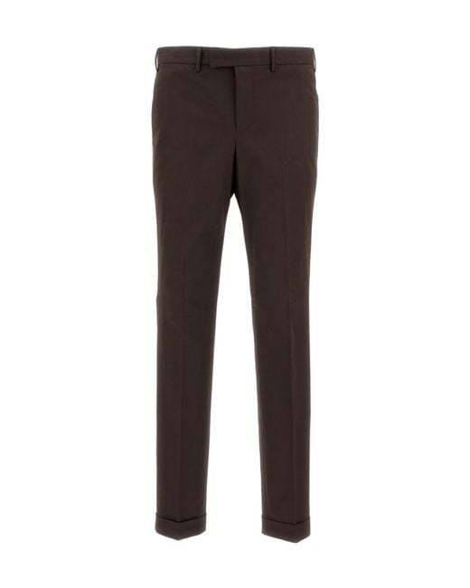 PT01 Gray Cuffed Trousers for men
