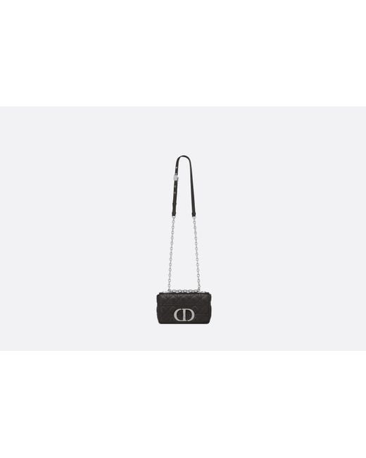 Dior Black Small Caro Shoulder Bag