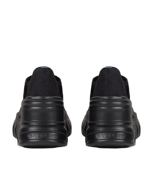Givenchy Black Marshmallow Wedge Sneakers