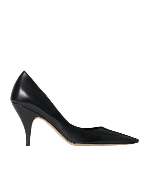 The Row Black Liisa Pumps