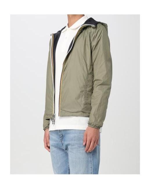 K-Way Blue Jake Plus.2 Reversible Jacket for men