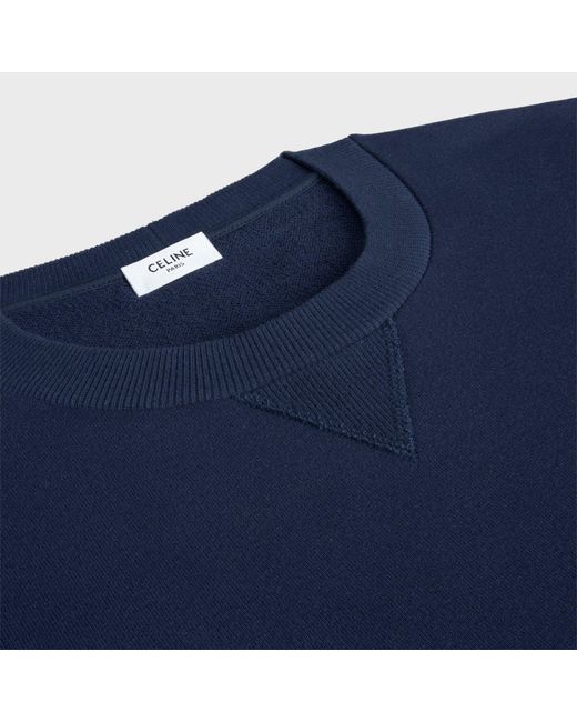 Céline Blue Loose Sweatshirt for men