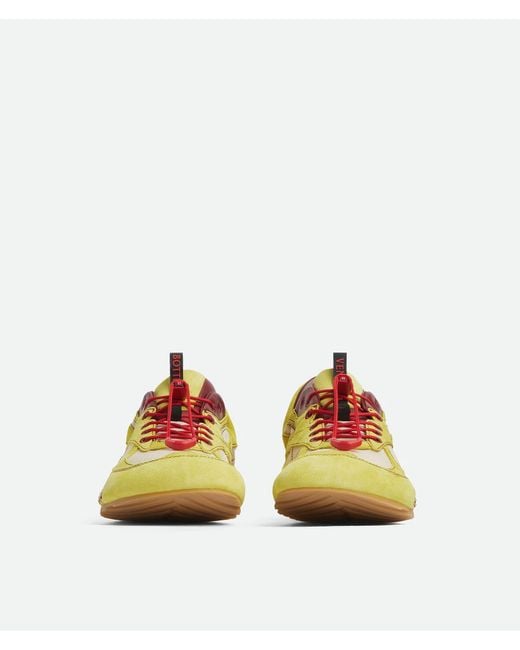 Bottega Veneta Yellow Orbit Flash Sneaker