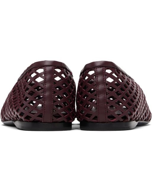 Proenza Schouler Brown Tee Openwork Ballet Flats