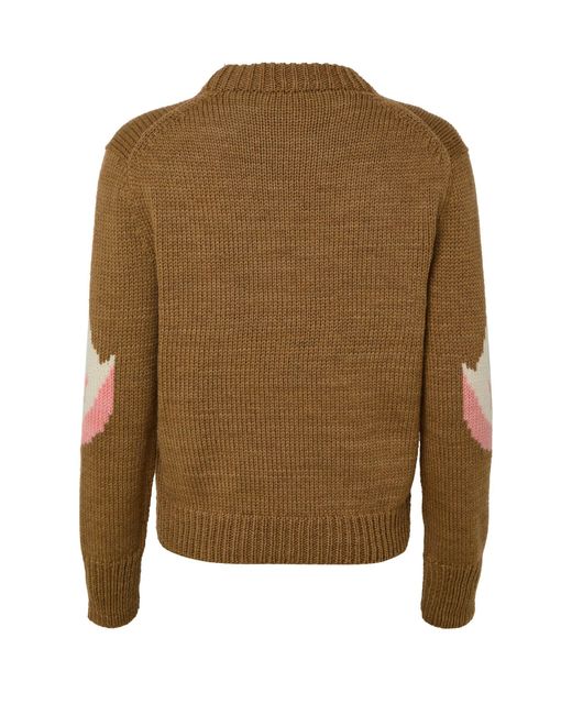 Chloé Brown Logo Sweater