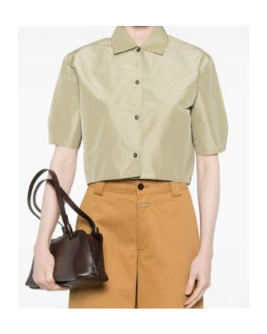 Jil Sander Natural Buttoned Shirt
