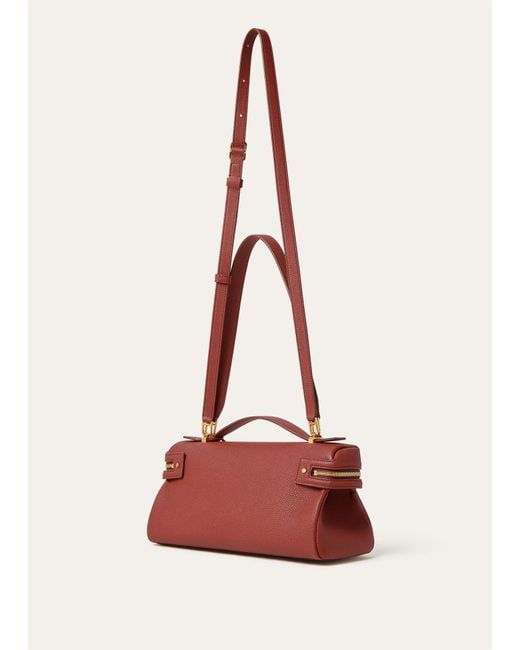 Loro Piana Red Extra Softy L29 Shoulder Bag