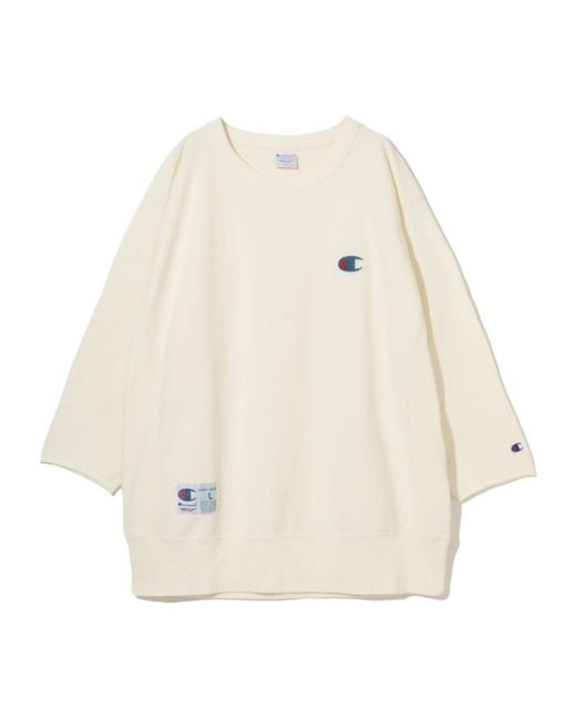 Undercover Natural X Champion Logo Patch Crewneck Sweatshirt for men