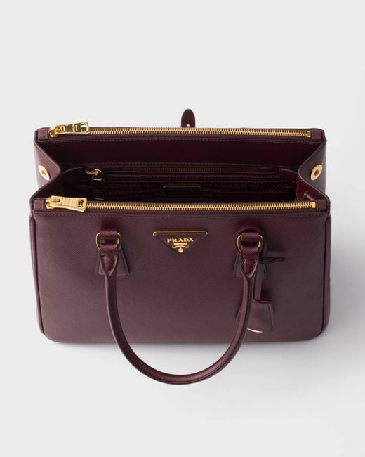 Prada Red Galleria Medium Saffiano Leather Bag