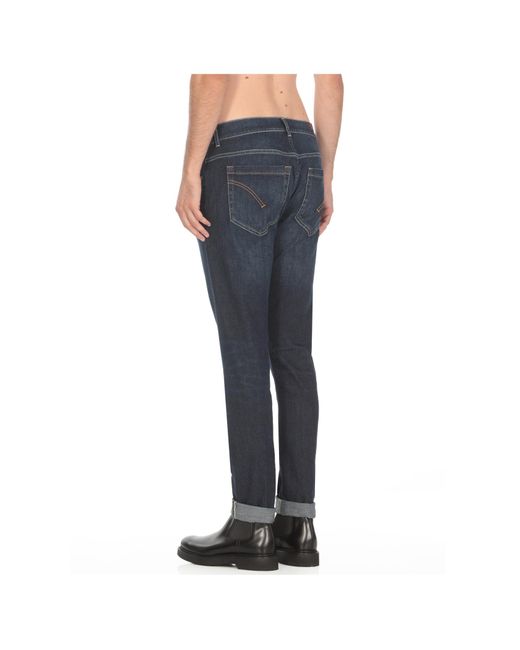 Dondup Blue Slim Fit Jeans for men