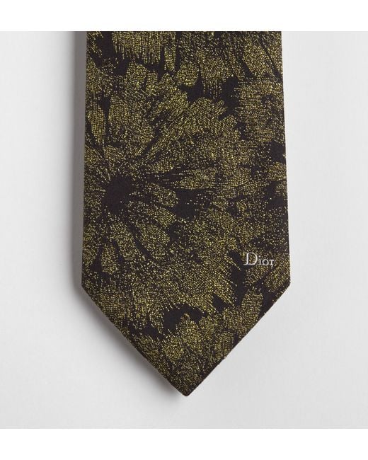 Dior Green Byzance Tie for men