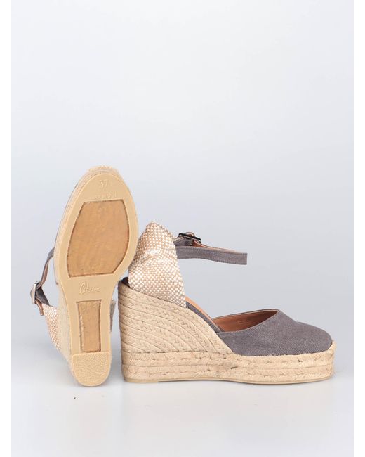 Castaner White Woven Wedge-Heel Espadrilles