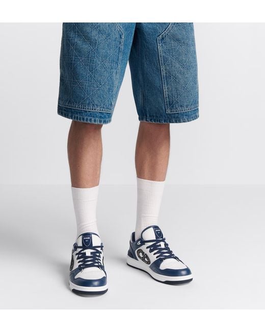 Dior Blue Homme B57 Low-Top Sneakers for men
