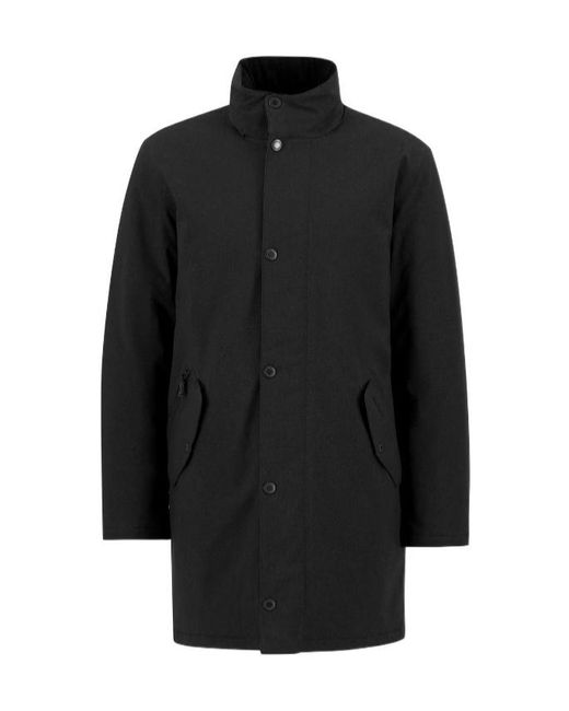 Barbour Black Winter Powell Waterproof Jacket for men