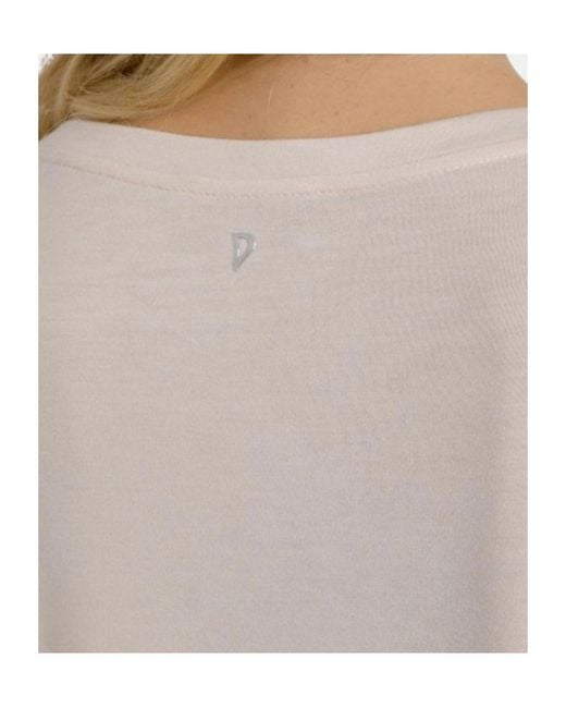 Dondup White V-Neck T-Shirt