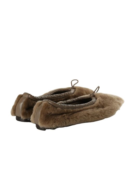Hereu Brown Ballet Flats