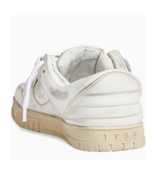 1989 STUDIO White Perforated Low-Top Sneakers for men