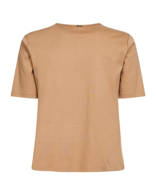 Herno Natural Side-Button T-Shirt