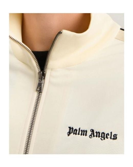 Palm Angels Natural Classic Logo Track Jacket for men