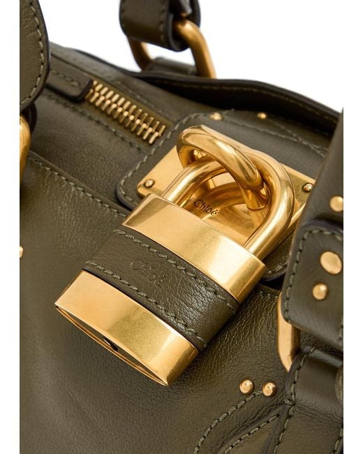Chloé Metallic Lychee Grain Shoulder Bag